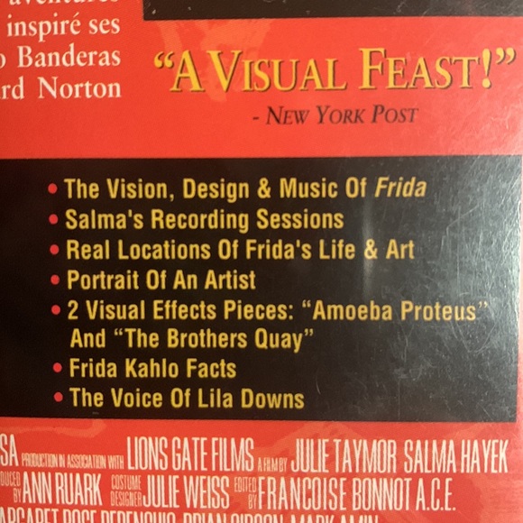 🎉2/$18🎉Frida biography dvd - Picture 3 of 6